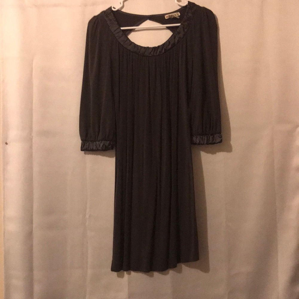 Forever dress 3/4 sleeves scoop neckline small
